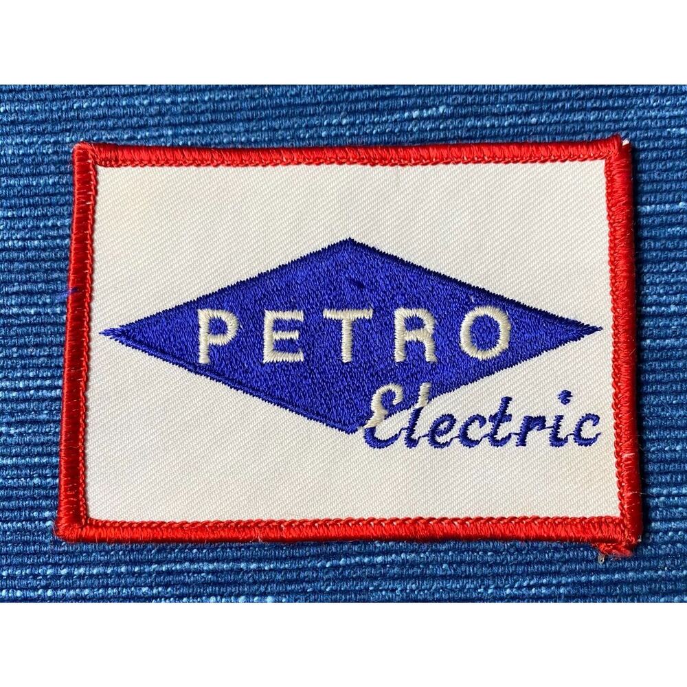 Vintage Petro Electric Patch Bakersfield CA Advertising 962A